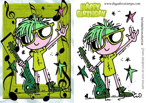 Rock star (Green)