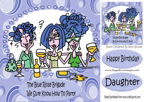 The Blue Rinse Brigade! We know how to party! 8x8
