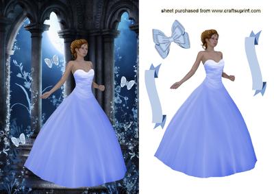 Midnight Stroll! Pretty Lady in White Dress