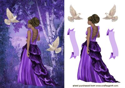 Purple Haze, Pretty Lady with Doves