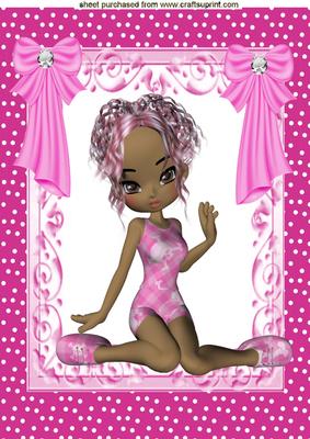 I Am Dottie Over You Pretty in Pink A4 Topper