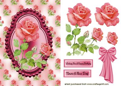 Pretty as a Picture Red Roses in Ornate Frame