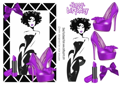 A Girl with Everything! (purple) A5