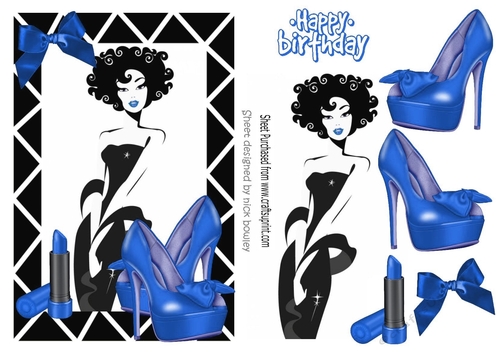 A Girl with Everything! (blue) A5