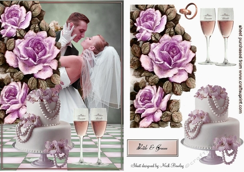 OUR BEAUTIFUL DAY! A DAY TO REMEMBER with lilac roses