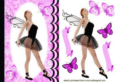 Beautiful Dancing Fearie Ballerina