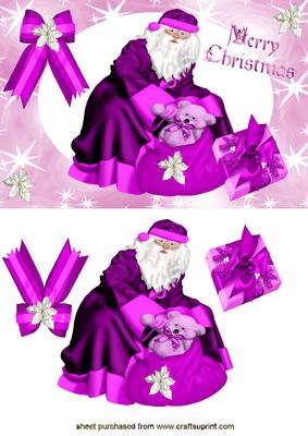 Santa with Teddy