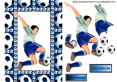 Blue Footballer