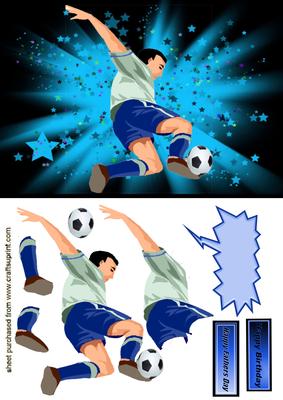 Footballer with the Stars