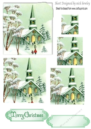 Going to church in the snow pyramids