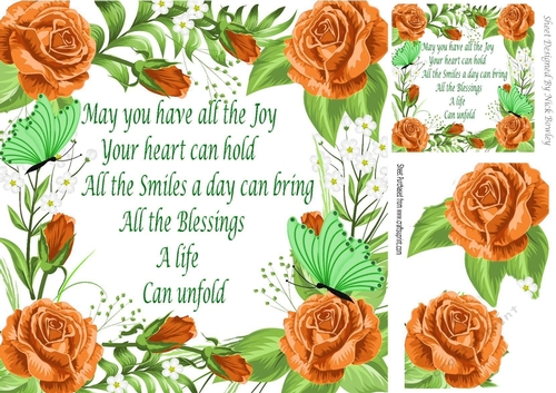 lovely frame adorned with peach roses for that special someone 8x8