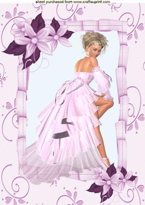 Pretty as a Picture A4 Topper