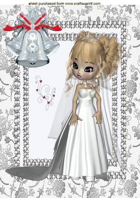 Sweet Little Princess A4 Topper