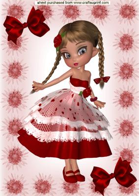 Little Rosie A4 Topper