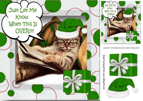 Just let me know when this is over Grumpy cat (green) 8x8