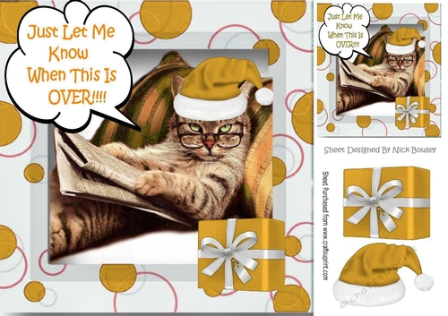 Just let me know when this is over Grumpy cat (gold) 8x8