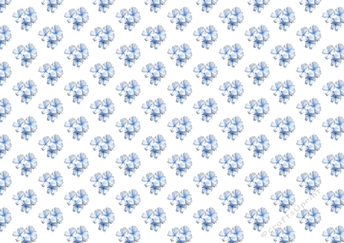pretty blue flowers backing paper