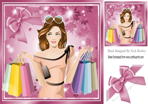 Shop to you drop! with lots of shopping  goodies 8x8