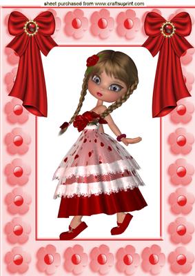 Sweet Rosie A4 Topper