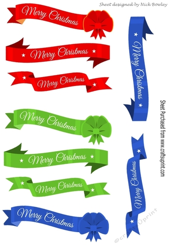 Lovely christmas banners in png (ONE)