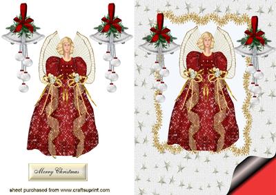 Christmas Angel in Red