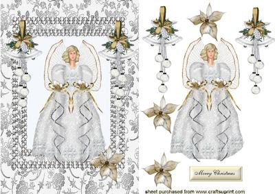 Christmas Angel in White
