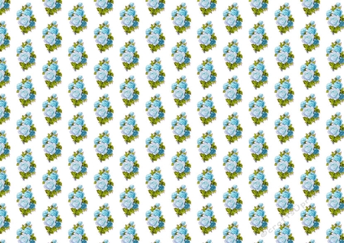 pretty turq vintage roses backing paper 