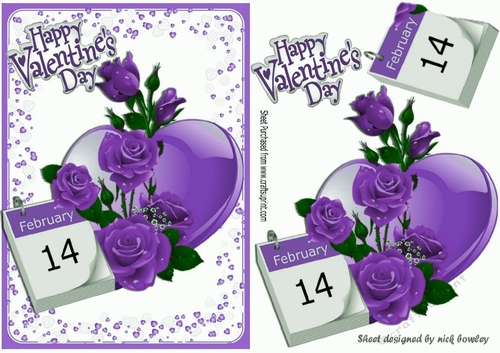 Pretty purple rose for that special day the 14th A5