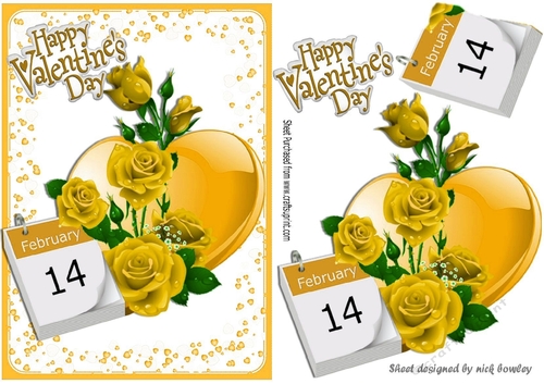 Pretty gold rose for that special day the 14th A5