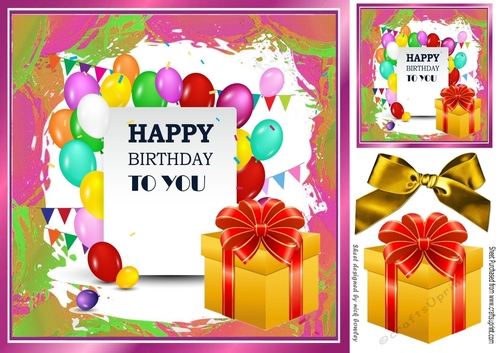 Lovely birthday for that special someone 8x8