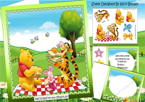 What a lovely day! for a picnic in the meadows 8x8 mini kit