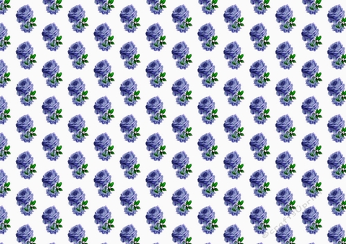 Pretty blue rose with buds  backing paper