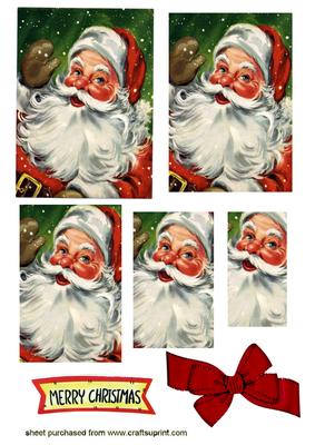 Cheery Santa Pyramids