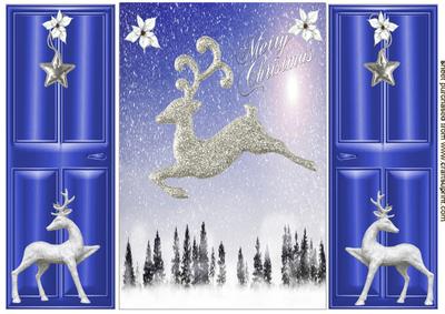 Gorgeous Little Reindeer Flying, Gatefold