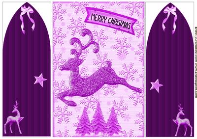 Pretty Pink Reindeer, Gatefold