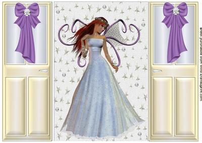 Princess Faerie in White, Gatefold