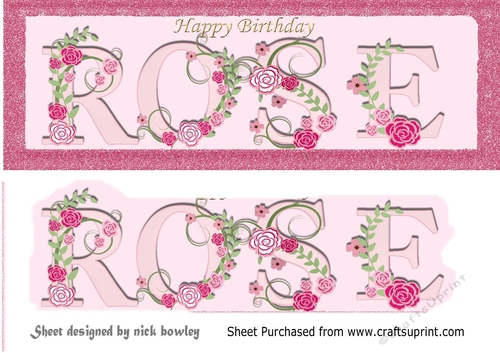 Pretty  pink roses name of (ROSE) DL