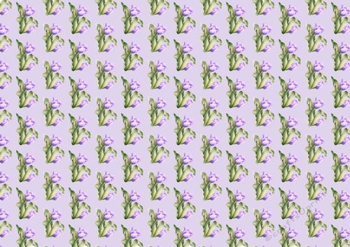 purple tulips backing paper (purple)