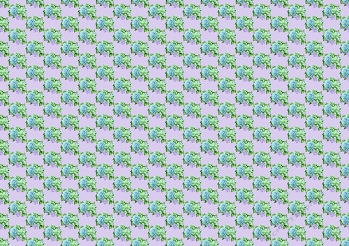 Pretty Tropical Flowers lilac/blue Backing paper (SMALL LILAC)