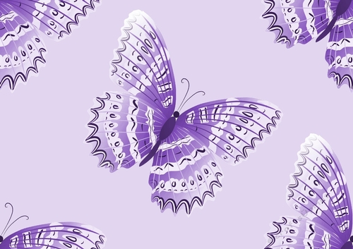pretty purple butterflies (large purple background) backing paper