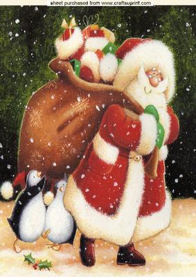 Happy Santa, A4 Topper