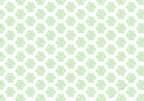 Pretty embossed green snowflakes backing paper