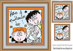 Have a Spooktacular Day with friends (orange) 8x8