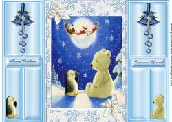 My Best Friend, Cute Polar Bear & Penguin Gatefold