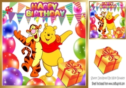 Best friends birthday tigger and pooh 8x8