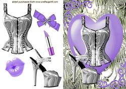 Purple Passion,purple/silver Ladies Accessories