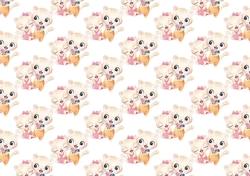 Cute pair of kitties backing paper