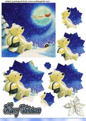 Cute Polar Bear & Penguin, Star Pyramid