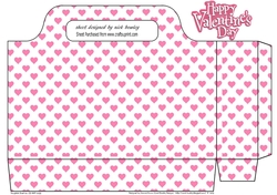 lovely small pink heart tote gift bag