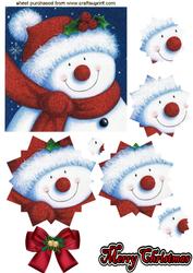 Red Nose Snowman Star Pyramid